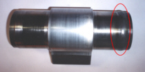 Axis of centrifugal bomb