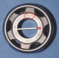 Control piece ABS