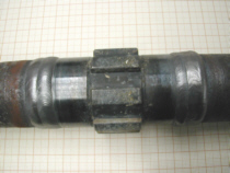 Welded axis